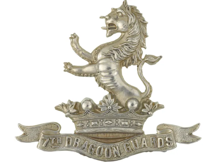 Cap badge, 7th (Princess Royal's) Dragoon Guards, c1900