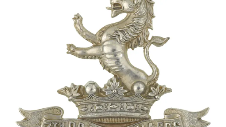 Cap badge, 7th (Princess Royal's) Dragoon Guards, c1900