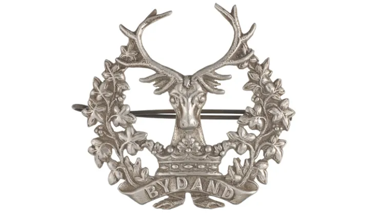 Other ranks' cap badge, The Gordon Highlanders, c1913