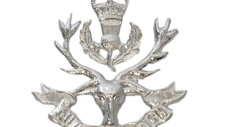 Cap badge, The Queen’s Own Highlanders (Seaforth and Camerons), c1961