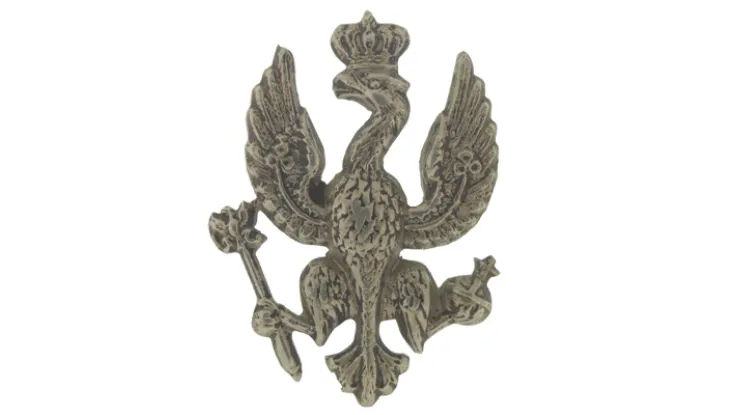 Collar badge, 14th (King's) Hussars, c1900