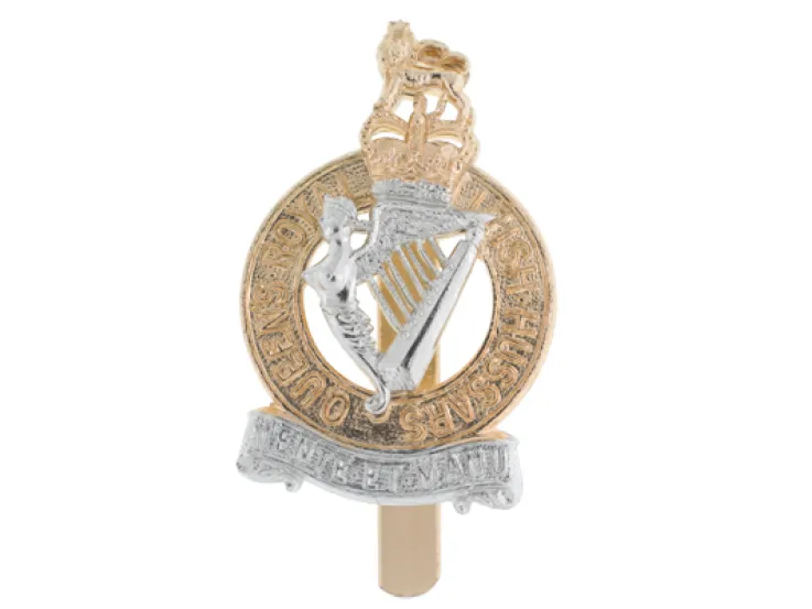 Other ranks' cap badge, Queen's Royal Irish Hussars, c1958