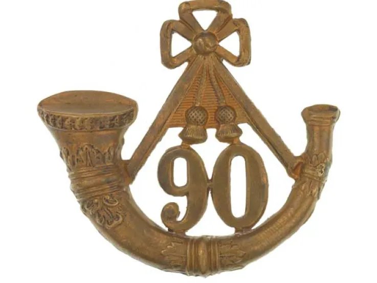 Glengarry badge, 90th (Perthshire Volunteers) Regiment, c1874