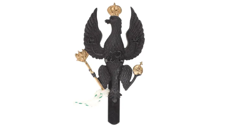 Other ranks’ cap badge, The King’s Royal Hussars, 1993