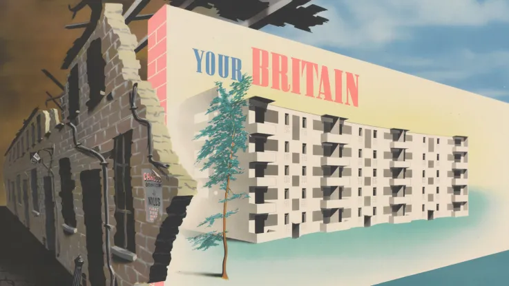 Abram Games poster, 'Your Britain. Fight for It Now', 1942