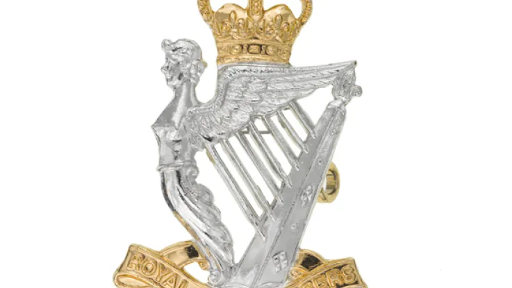 Cap badge, other ranks, The Royal Irish Rangers, c1970 