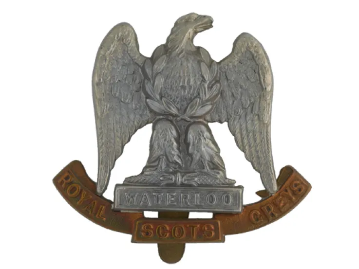 Cap badge, other ranks’, The Royal Scots Greys (2nd Dragoons), c1902 