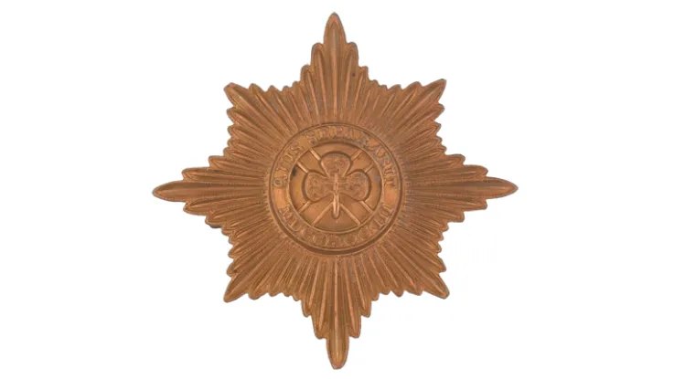 Other ranks' cap badge, The Irish Guards, c1900