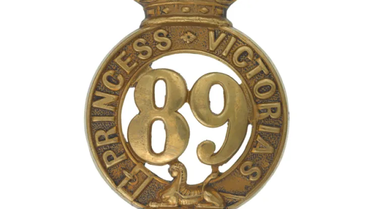 Glengarry badge, 89th (Princess Victoria’s) Regiment of Foot, c1874