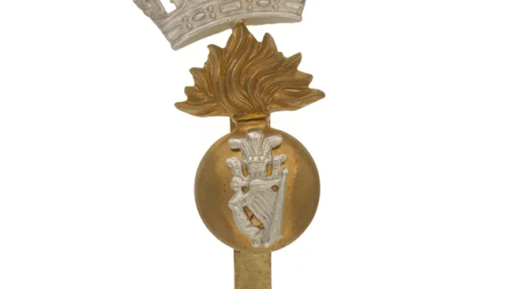 Cap badge, Princess Victoria’s (Royal Irish Fusiliers), c1914 