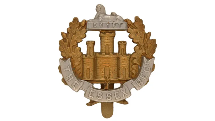 Other ranks' cap badge, The Essex Regiment, c1914