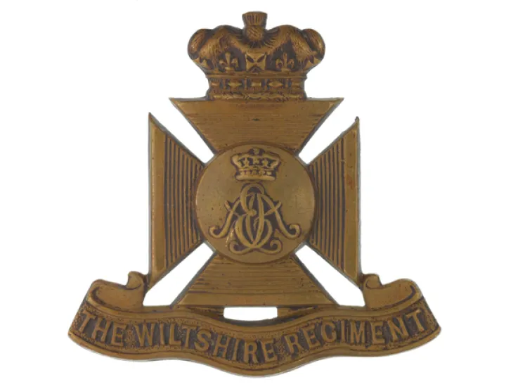 Other ranks' cap badge, The Duke of Edinburgh's (Wiltshire Regiment), c1900