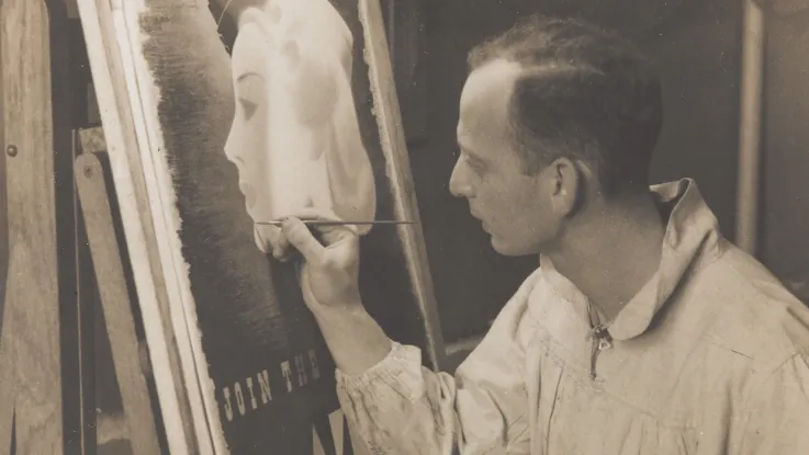 Abram Games in his studio, c1941