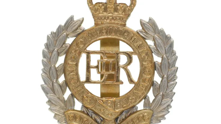 Cap badge, Royal Engineers, c1940