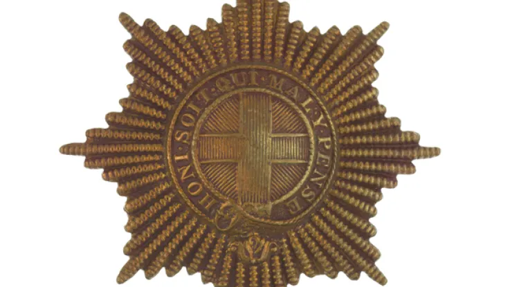 Other rank’s cap badge, Coldstream Guards, c1910