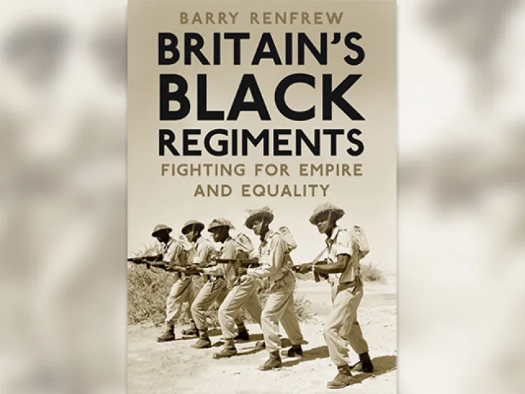 'Britain's Black Regiments' book cover