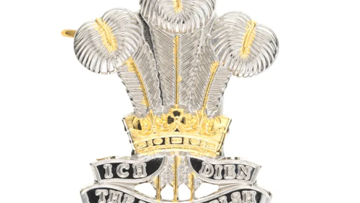 Cap badge, The Royal Welsh Regiment, 2019