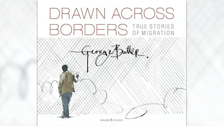 'Drawn Across Borders' book cover