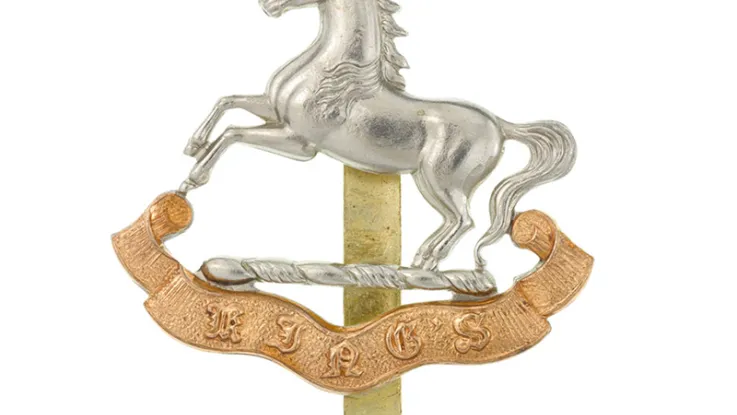 Cap badge, other ranks, King’s Regiment (Liverpool), c1927