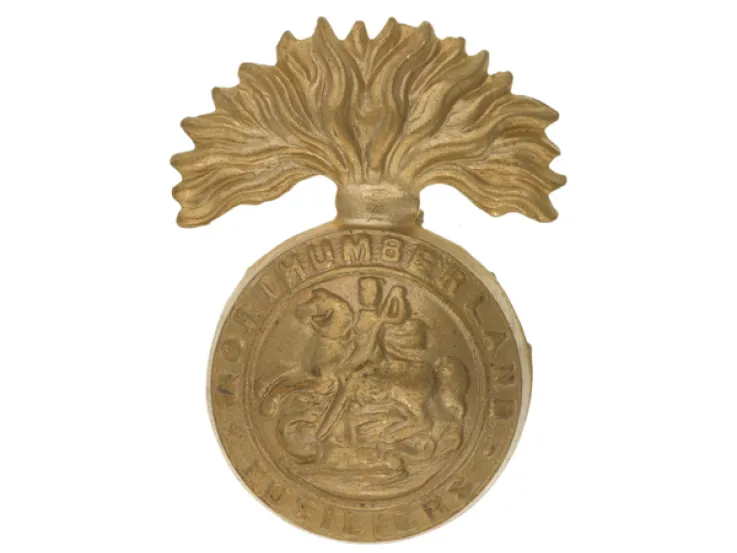 Cap badge, The Northumberland Fusiliers, c1920 