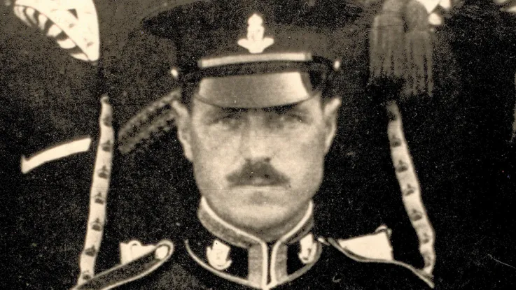 Sergeant Major James Frederick Plunkett, 2nd Battalion, the Royal Irish Regiment, c1911 