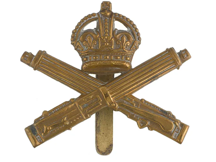 Cap badge, Machine Gun Corps, 1917