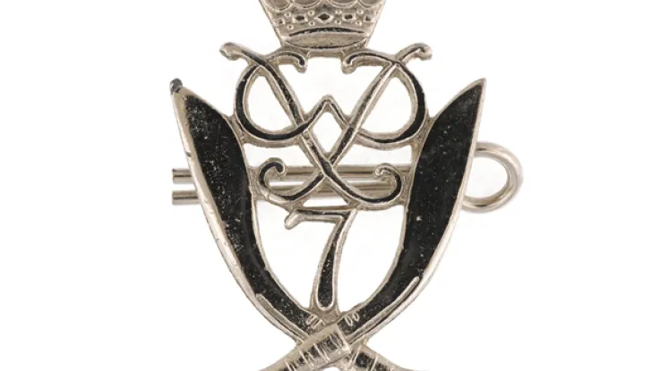 Cap badge, 7th Duke of of Edinburgh’s Own Gurkha Rifles, c1990