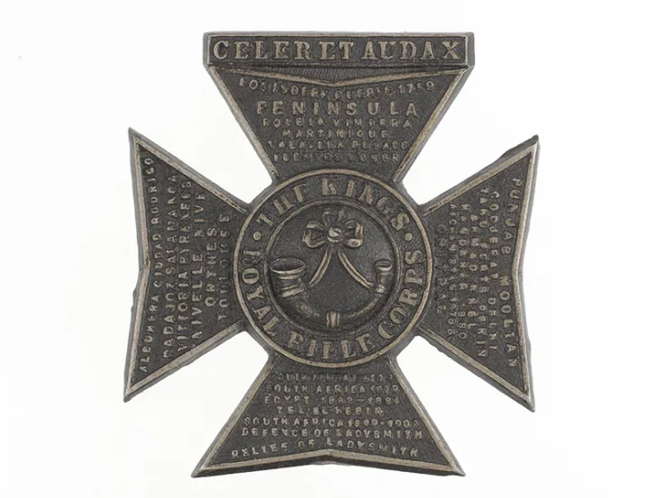 Busby badge, King’s Royal Rifle Corps, c1914