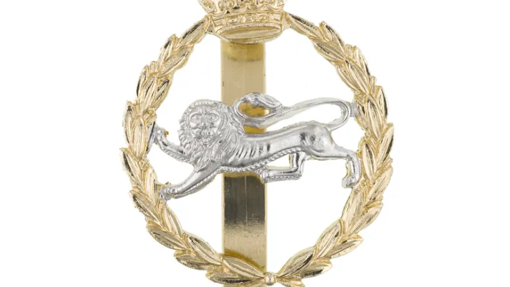 Cap badge, The King's Own Royal Border Regiment, c2000 