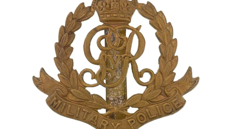 Other ranks cap badge, Corps of Military Police, c1930