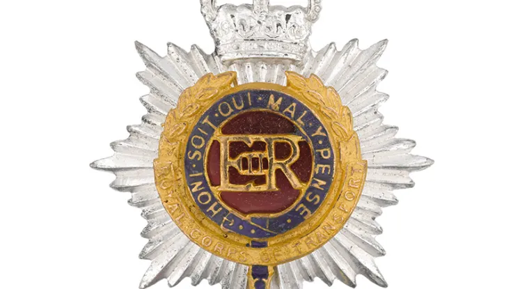 Officers’ cap badge, Royal Corps of Transport, c1966