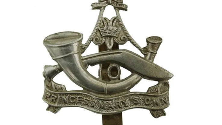 Cap badge, 10th Gurkha Rifles, c1940