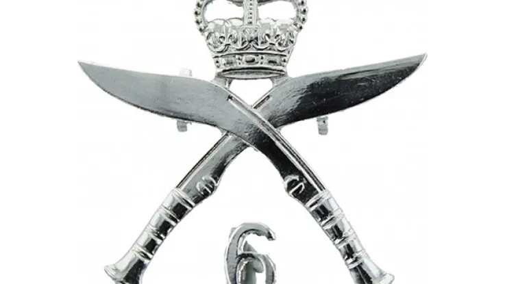 Cap badge, 6th Gurkha Rifles, c1940