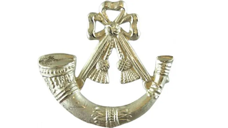 Cap badge, The Light Infantry, c1980