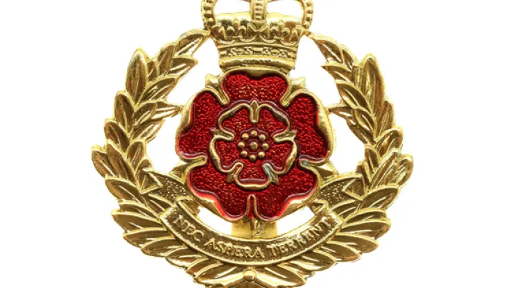 Cap badge, The Duke of Lancaster's Regiment, c2006