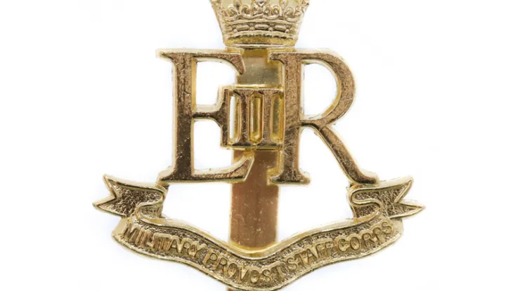 Cap badge, Military Provost Staff Corps, c1980