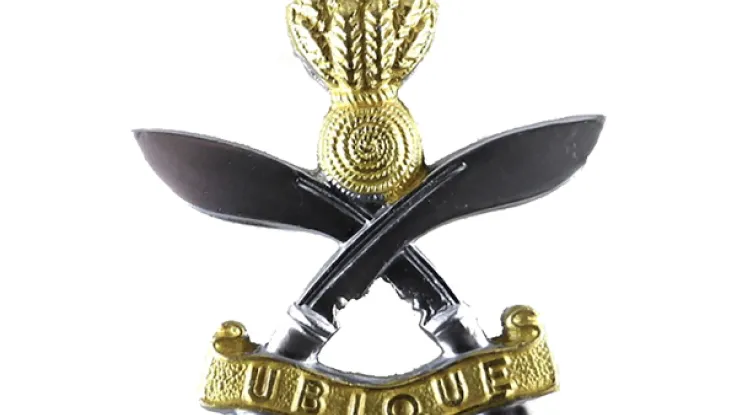 Cap badge, The Queen's Gurkha Engineers, c2000