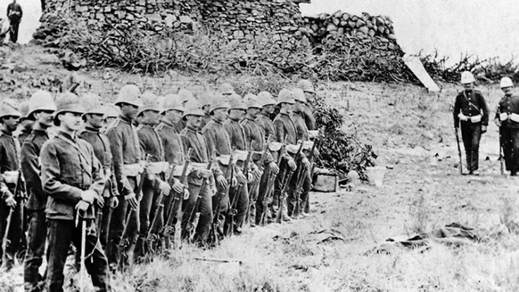 British troops in the Transvaal, 1881