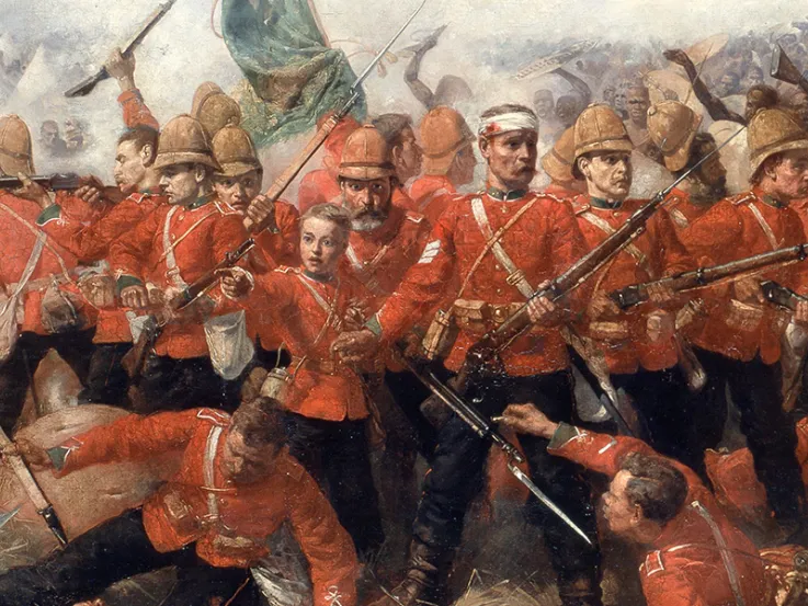 Detail from painting of the Battle of Isandlwana