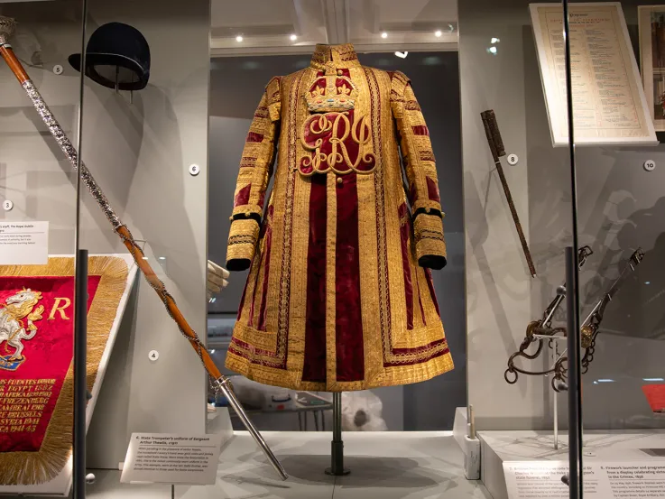 Ceremonial display in the Army at Home gallery