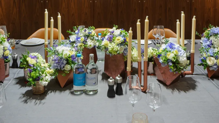 Floral arrangement in the Boardroom