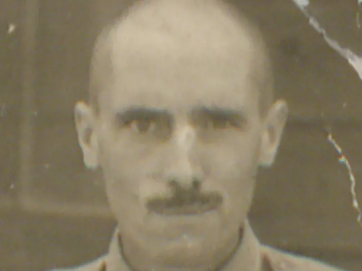 Ted Senior during his time as a prisoner of war, c1943