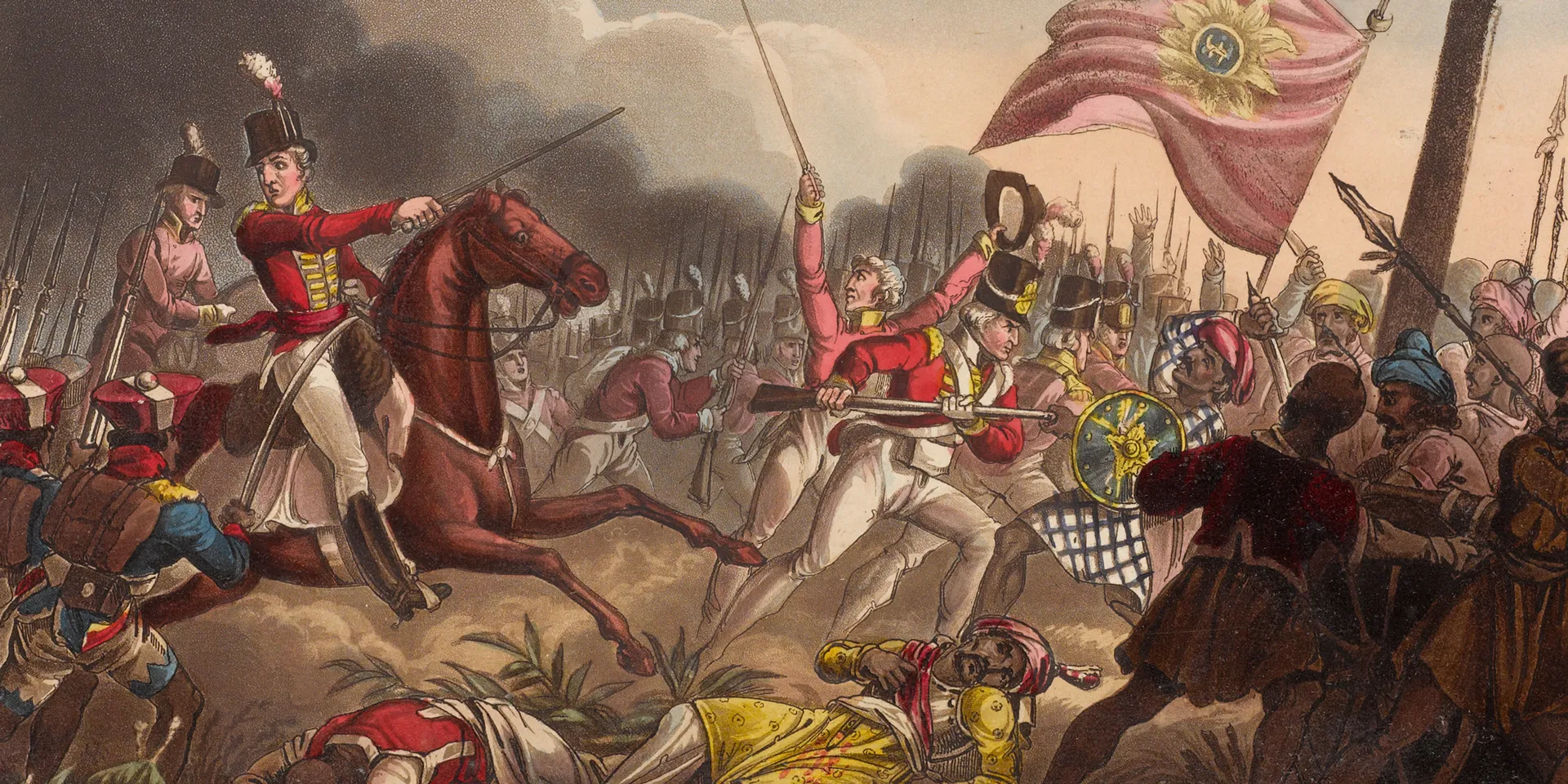 Wellington at the Battle of Assaye, 23 September 1803