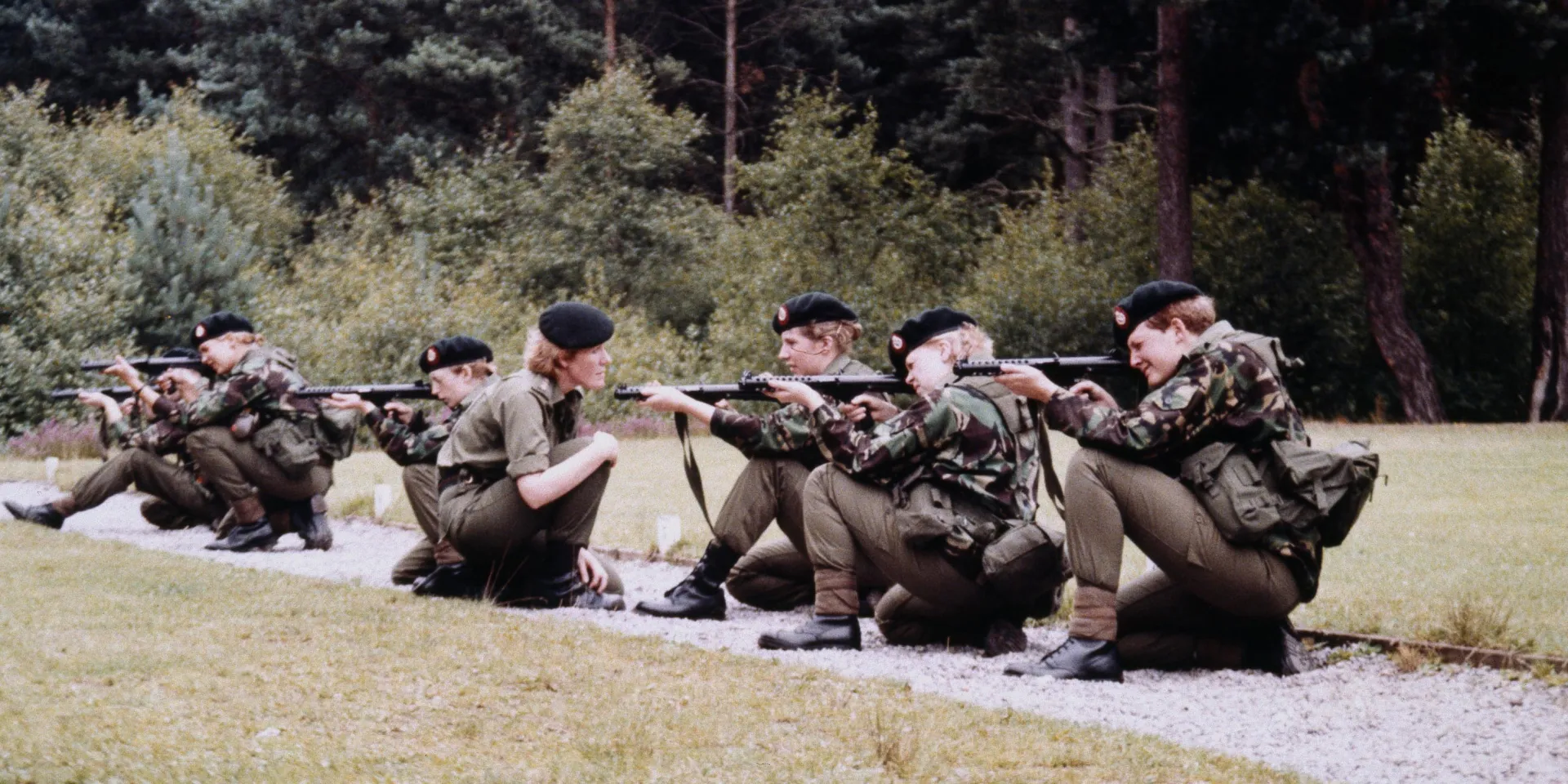 WRAC arms training at Guilford 