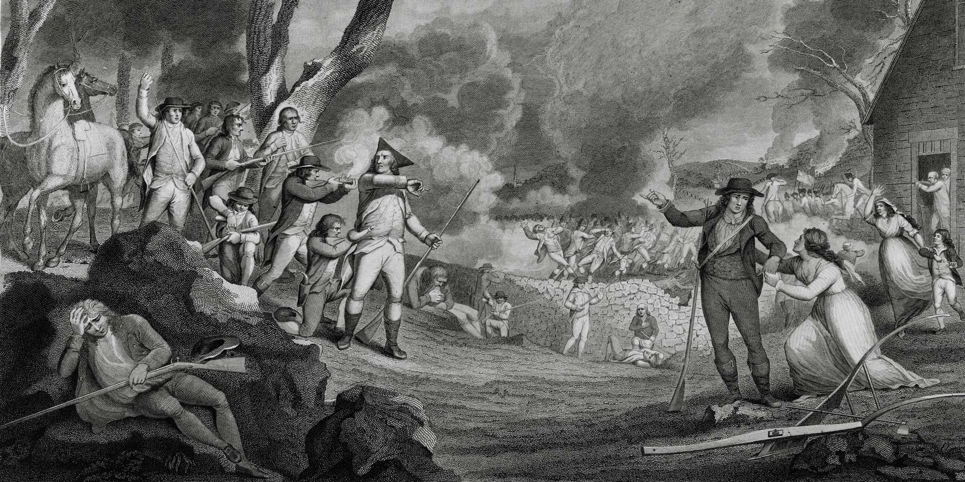The Battle of Lexington, 19 April 1775