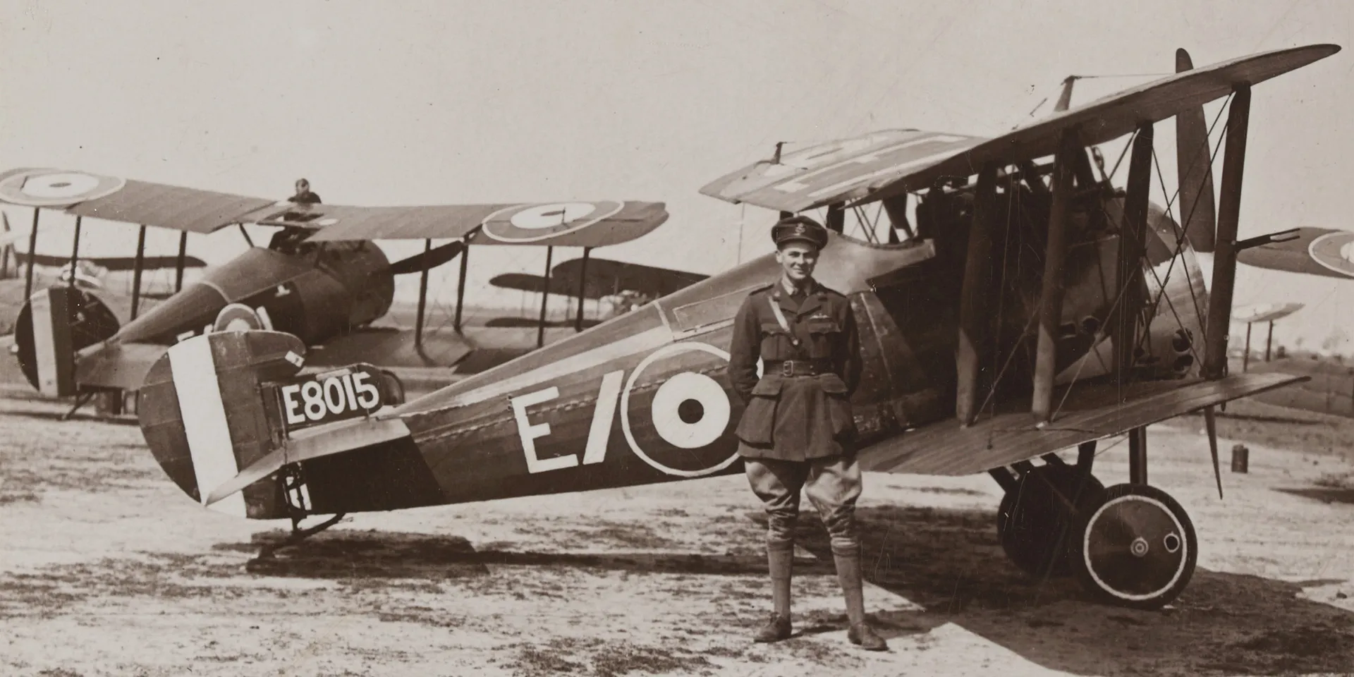 Sopwith Camels ready for a patrol over the German lines, 1917