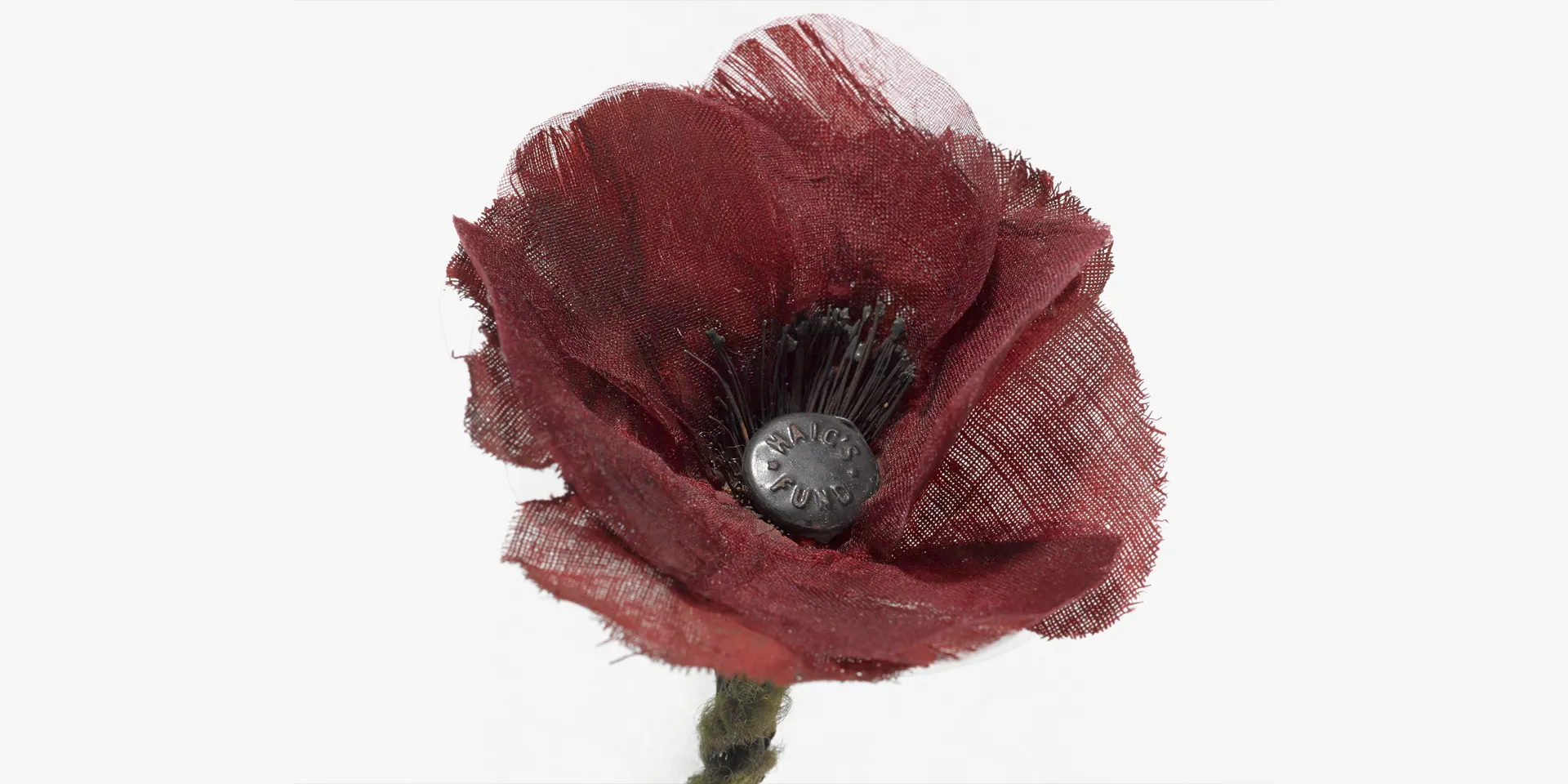 Earl Haig Fund poppy lapel badge, 1930