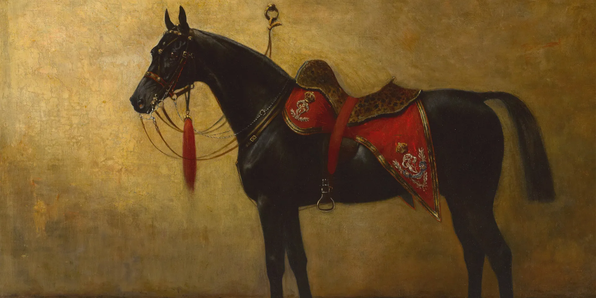 Black Prince in his regimental livery, 1903