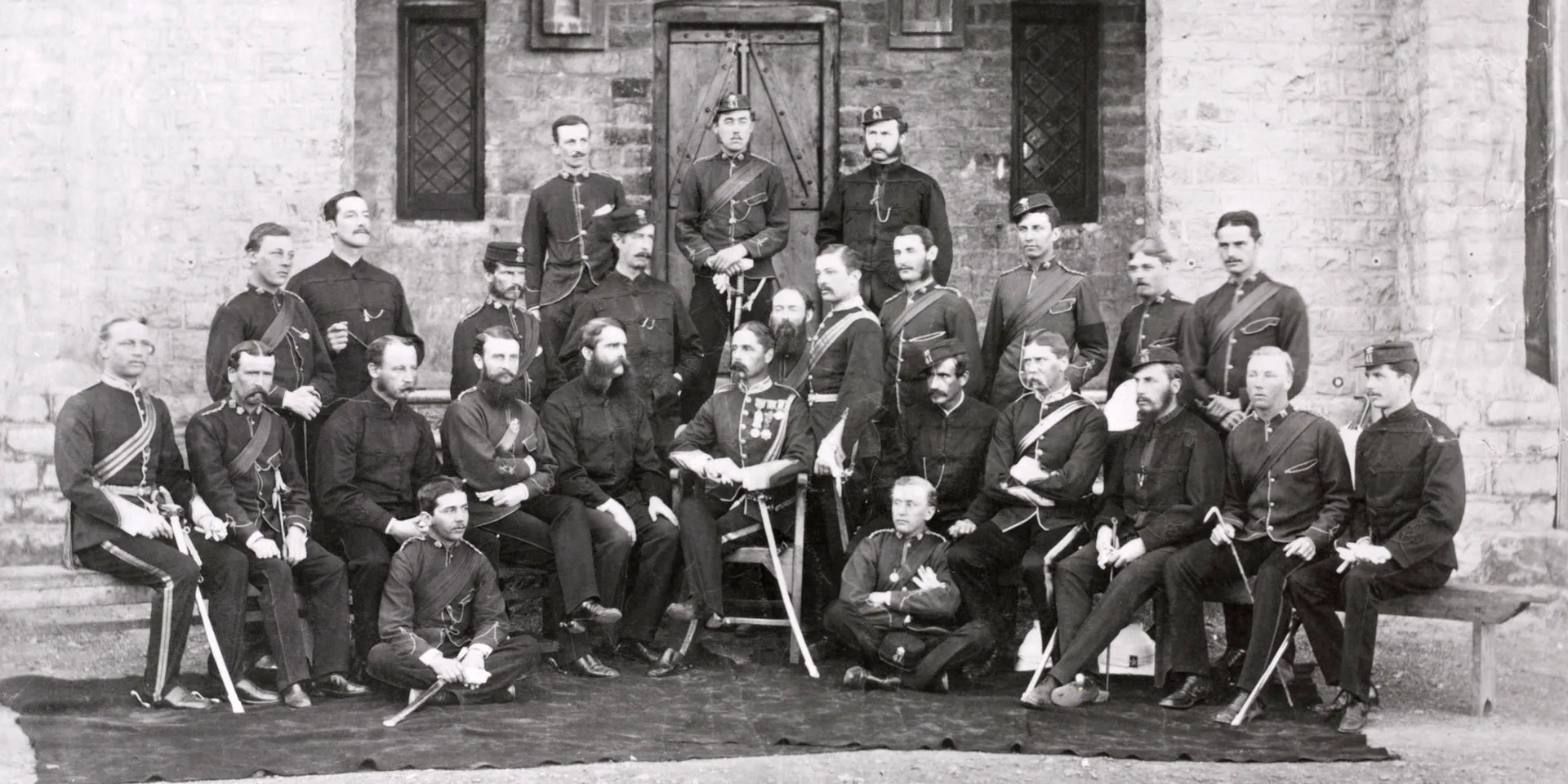 Officers of the 41st Regiment in India, c1870