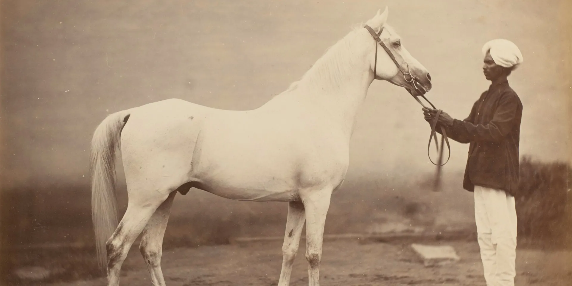 Vonolel with his handler, 1885